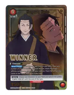 Suguru Geto (Winner) Common Union Arena Promotion Cards UEPR/JJK-3-037 NM - Image 1