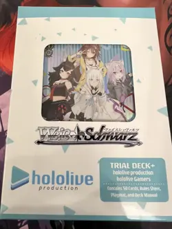 Weiss Schwarz Hololive Production Gamers Trial Deck+ English Open RRR Included! - Image 1