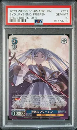 PSA 10 Frieren Beyond Journey's End SFN/S108-T17 TD OFR 2023 Weiss Schwarz - Image 3