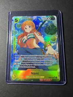 One Piece Card Game Nami SR Alt Art EB03-053 English NM Heroines Edition - Image 2