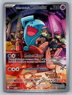 Team Rocket's Wobbuffet Promo SV: Scarlet & Violet Promo Cards 203 NM 002 - Image 1