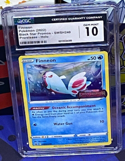Finneon - (Prerelease) SWSH240 SWSH: Sword & Shield Promo Cards Holo CGC 10 - Image 2