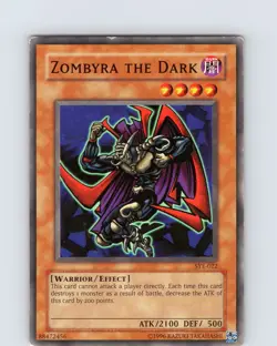 Yu-Gi-Oh TCG Zombyra The Dark SYE-022 Unlimited Regular Common Card Played LP - Image 1