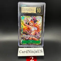 CGC PRISTINE 10 Nami Alt Art OP14-031 SR The Azure Sea's Seven ONE PIECE Card 2 - Image 1