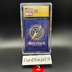 CGC PRISTINE 10 Nami Alt Art OP14-031 SR The Azure Sea's Seven ONE PIECE Card 2 - Image 2