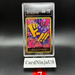 TAG GEM MINT 10 DON !! Card Gold Emporio Ivankov ONE PIECE Card The Best PRB-01 - Image 1