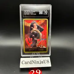 TAG GEM MINT 10 DON!! Boa Hancock GOLD EB03 Japanese ONE PIECE Card Heroines 29 - Image 1