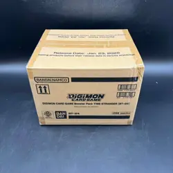 DIGIMON CARD GAME: Time Stranger Booster Box BT24 English 12 Box Sealed Case - Image 1
