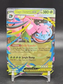 Mega Venusaur Ex Holo Mega Evolution Black Star Promo 013 Pokemon Card TCG Game - Image 1