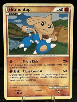 Pokemon Card - Hitmontop Call of Legends 8/95 Holo Rare - Image 1