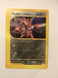 Rocket's Scizor Best of Game non-holo RARE Promo #4 Card - Image 1