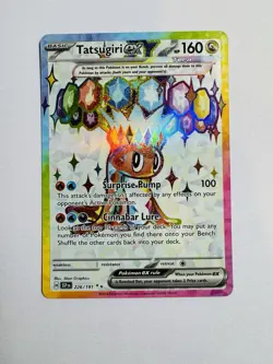 Pokemon TCG Tatsugiri EX Double Rare Card 226/191 SV08 Surging Sparks - Image 1