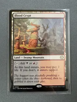 1x Blood Crypt Lorwyn Eclipsed Regular Rare NM - Image 1