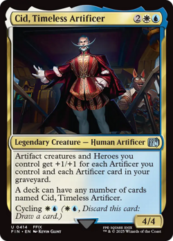 Cid, Timeless Artificer (FOIL) x1 - MTG Final Fantasy FIN #414 - Image 1