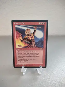 MTG Omen Of Fire LP Alliances - Image 1