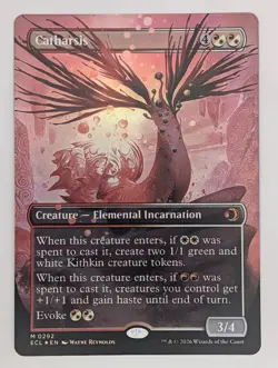 Foil Catharsis Borderless 292 Lorwyn Eclipsed Mtg NM - Image 1
