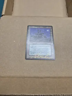 Gold Signed Unplayed Castle Sengir NM Homelands Magic MTG Pete Venters Edh Cube - Image 2