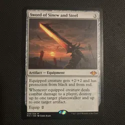 Sword of Sinew and Steel MH1 NM MTG - Image 1