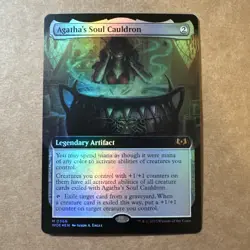Agatha's Soul Cauldron (Extended Art) Wilds of Eldraine Foil - Image 1