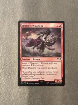 MTG ** Herald of Slaanesh ** Universes Beyond: Warhammer 40,000 - Image 1