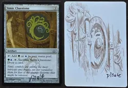 SKETCHED MtG Magic Raoul Vitale _ Dragon's Maze _ Artist Proof _ SIMIC CLUESTONE - Image 1