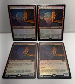 (4 Pack) Chandra's Incinerator - Core Set 2021 - FOIL - NM - MTG - Image 1