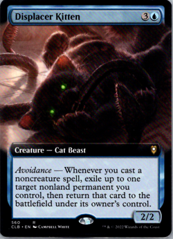 Displacer Kitten (Extended Art) from Commander Legends: Battle for Baldur's Gate - Image 1