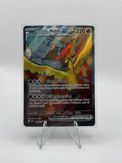 2025 Pokemon Destined Rivals Team Rocket's Moltres ex #208/182 - Image 1
