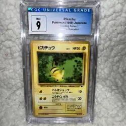 Pokemon CGC 9 Mint Japanese Vending Series 1 Pikachu No. 025 - Image 1