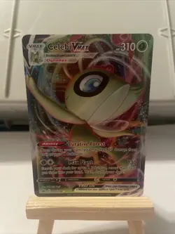 Pokemon TCG Celebi VMAX Chilling Reign 008/198 Holo Ultra Rare (1001) - Image 1