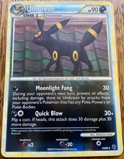 Pokemon TCG Umbreon 10/90 Undaunted Reverse Holo Rare Card NM/LP Beautiful!! - Image 1