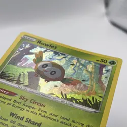 Pokemon TCG Rowlet 2/15 McDonald's Promo 2022 Holo Rare LP - Image 2