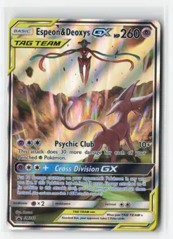 ESPEON DEOXYS GX SM240 PROMO POKEMON TCG NM - Image 1