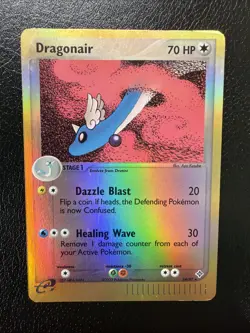 Vintage 2003 Pokemon EX Dragon Dragonair #14/97 Reverse Holo Rare LP - Image 2