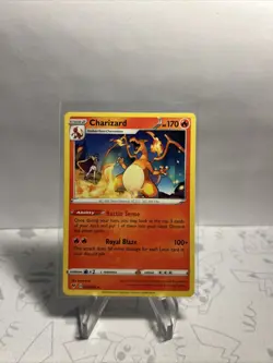 Pokemon Cards Charizard 025/185 Non Holo Rare Vivid Voltage - (NM) - Image 2