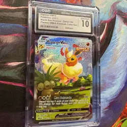 CGC Gem Mint 10 Eevee Ex Prismatic Evolutions Black Star Promo 174 Pokemon 2025 - Image 1