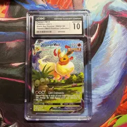 CGC Gem Mint 10 Eevee Ex Prismatic Evolutions Black Star Promo 174 Pokemon 2025 - Image 4