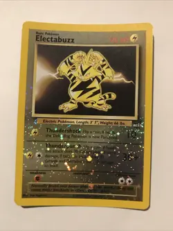 Pokemon TCG Electabuzz 001/009 Best of Promos Reverse Holo 2002 - Image 1