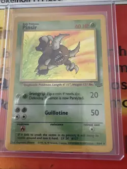Pokemon TCG Pinsir Jungle 9/64 Holo Unlimited Holo Rare - Image 1