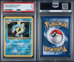 1999 Pokemon Game Gyarados #6 Holo PSA 5 - Image 3