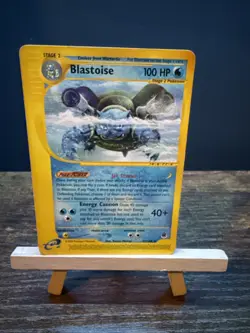 Pokemon 2002 Expedition Blastoise Set #37/165 Non Holo - Image 1