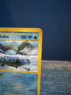 Pokemon 2002 Expedition Blastoise Set #37/165 Non Holo - Image 3