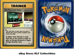 2000 Pokemon, Gym Heroes, #103/132 No Removal Gym, Rare - Image 1