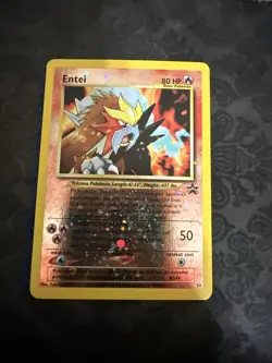 Pokemon TCG Entei Wizards Black Star Promos 34 Holo Promo - Image 1