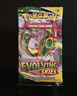 Pokemon TCG Sword & Shield Evolving Skies Booster Pack Factory Sealed! 820650808777 - Image 1