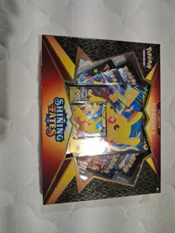 Pokemon TCG Shining Fates Pikachu V Collection Box Factory Sealed Brand New - Image 1
