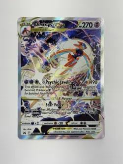 Pokemon TCG Deoxys Vstar GG46/GG70 Holo Crown Zenith Galarian Gallery Mint - Image 1