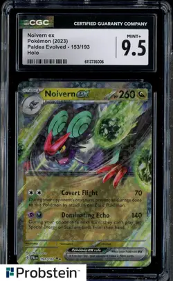 2023 Pokemon Paldea Evolved #153 Noivern ex CGC 9.5 MINT+ - Image 1