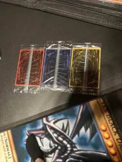 Yugioh Sealed Quarter Century promos all 3 god cards slifer obelisk and ra - Image 1