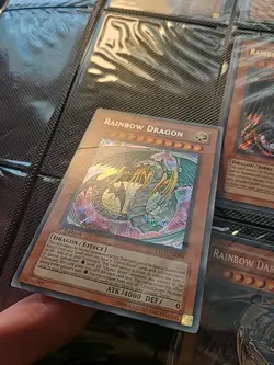 YUGIOH RAINBOW DRAGON TAEV-EN006 1ST EDITION SECRET - Image 2